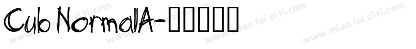 Cub NormalA字体转换